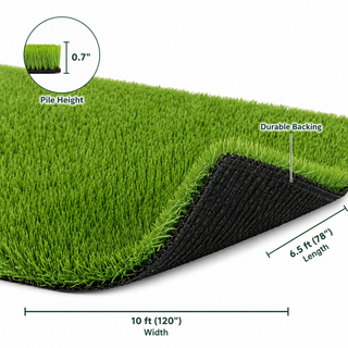 Outdoor Artificial Grass Roll - 0.7