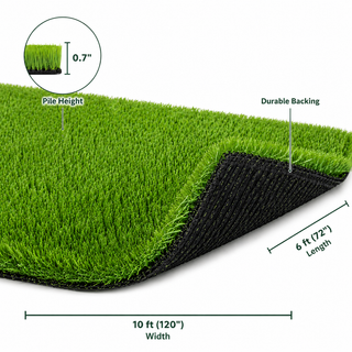 Outdoor Artificial Grass Roll - 0.7