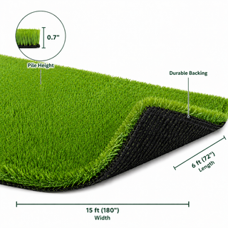 Outdoor Artificial Grass Roll - 0.7