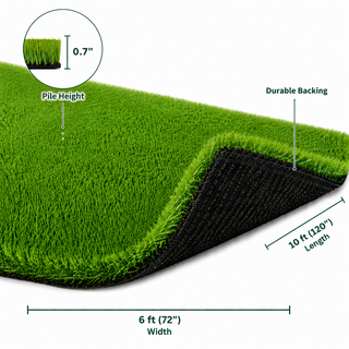 Outdoor Artificial Grass Roll - 0.7