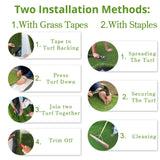 Artificial Grass roll 0.7in-Height 4colors 5ft-width 10ft-length