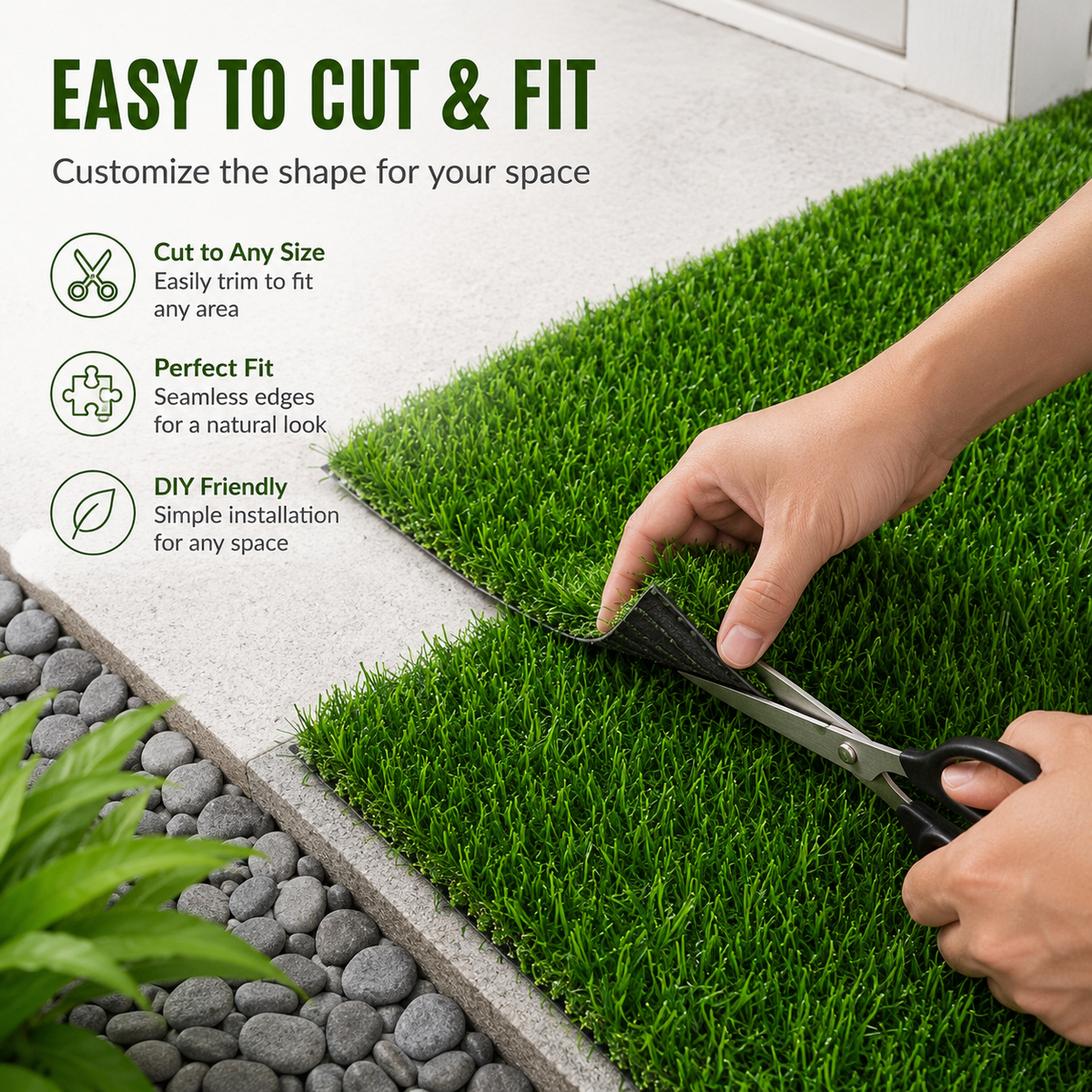 Outdoor Artificial Grass Roll - 0.7
