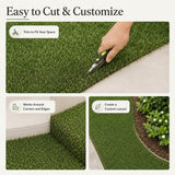 Outdoor Artificial Grass Roll - 0.7" Pile Height, 3 ft x 32 ft