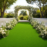Outdoor Artificial Grass Roll - 0.7" Pile Height, 6.5 ft x 15 ft