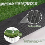 Artificial Grass roll 0.7in-Height 2colors 5ft-width 10ft-length