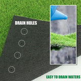 Outdoor Artificial Grass Roll - 0.7" Pile Height, 6 ft x 10 ft, Non-Adhesive Backing