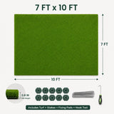 Artificial Grass roll 0.7in-Height 2colors 7ft-width 10ft-length