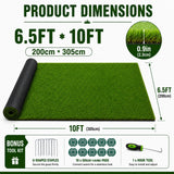 Artificial Grass roll 0.7in-Height 4colors 6.5ft-width 10ft-length