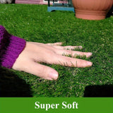 Artificial Grass roll 0.7in-Height 2colors 6ft-width 10ft-length