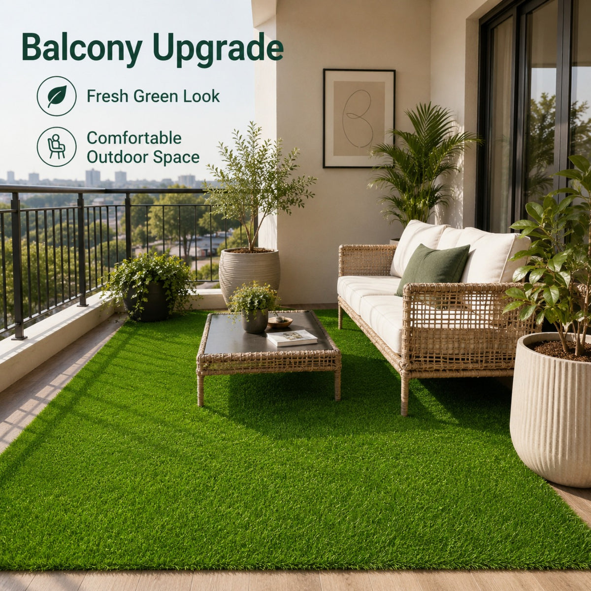 Outdoor Artificial Grass Roll - 0.7