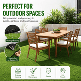 Artificial Grass roll 0.7in-Height 2colors 3ft-width 32ft-length