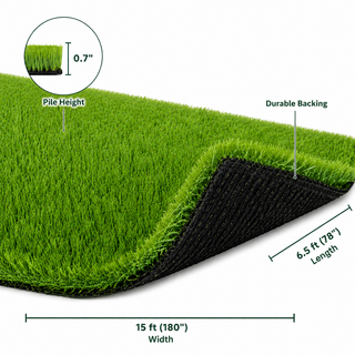 Outdoor Artificial Grass Roll - 0.7