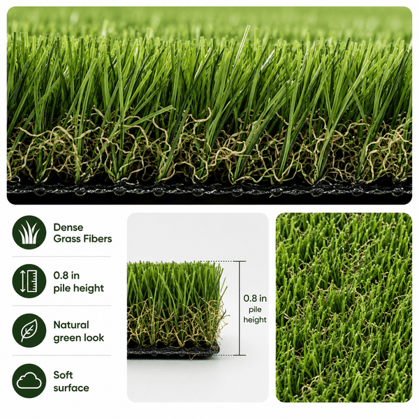 Outdoor Artificial Grass Roll - 0.7