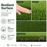 Artificial Grass roll 0.7in-Height 2colors 7ft-width 16ft-length