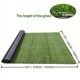 Artificial Grass roll 0.7in-Height 4colors 6.5ft-width 15ft-length